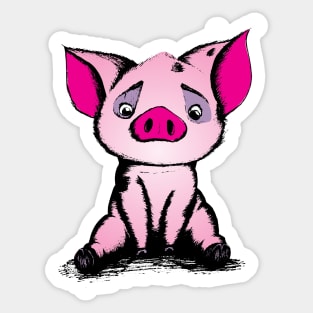 Pink Pig Sticker